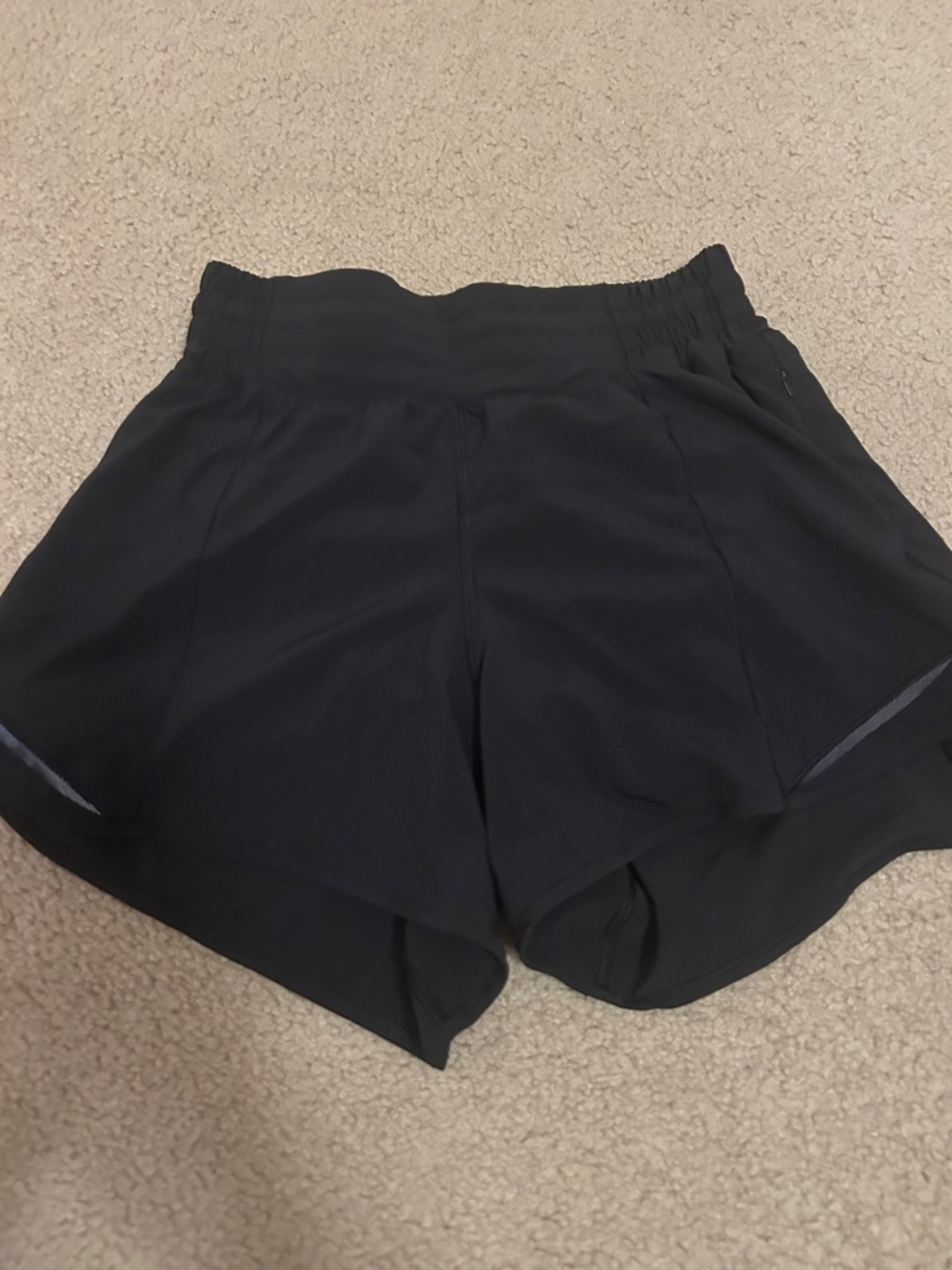lululemon athletica Black Women's Running Shorts